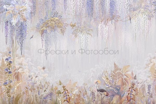 ID136006 Бесшовные фотообои Affresco Ботаника