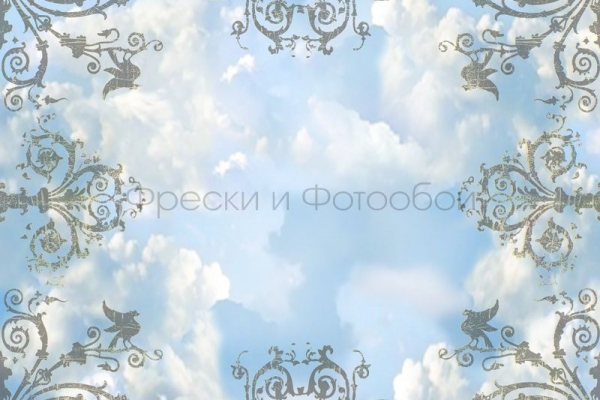 9042 Бесшовные фотообои Affresco Сюжеты для потолков