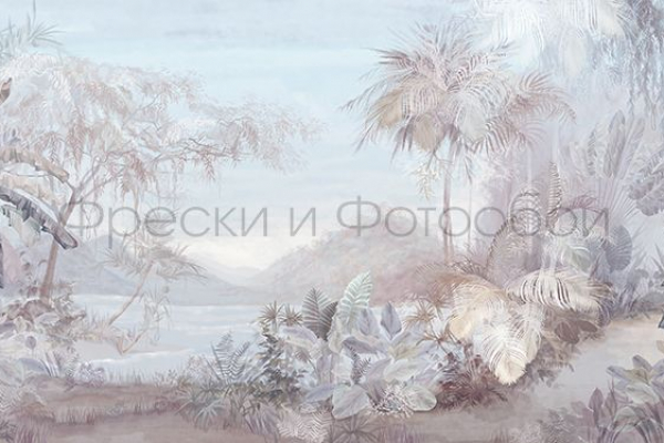 ID136028 Бесшовные фотообои Affresco Ботаника