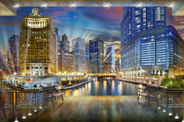 6400 Бесшовные фотообои Affresco Пейзаж