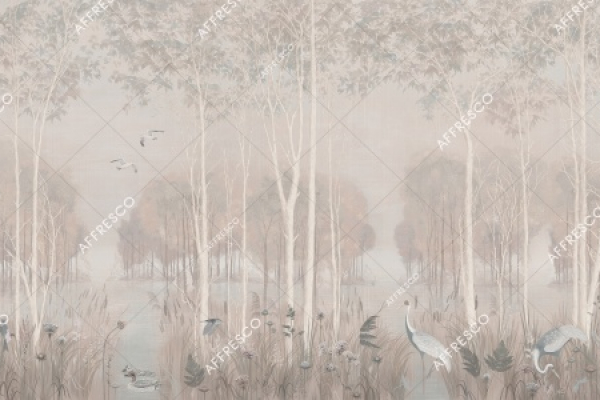 AB135-COL2 Бесшовные фрески Affresco VESNA