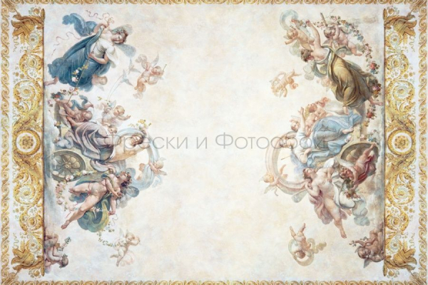 9144 Бесшовные фотообои Affresco Сюжеты для потолков