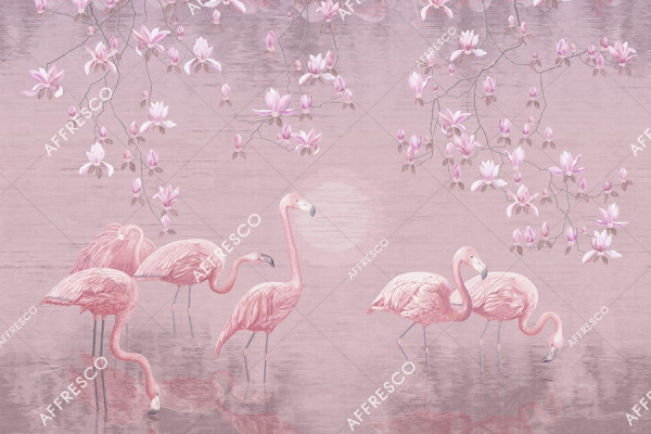 AB134-COL5 Бесшовные фрески Affresco VESNA