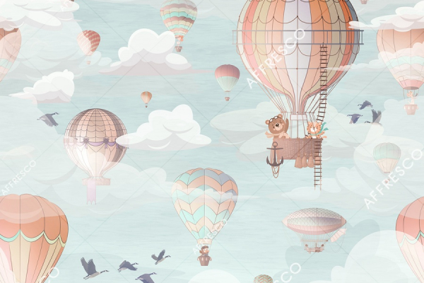 ID610-COL2 Бесшовные фрески Affresco СКАЗКИ AFFRESCO