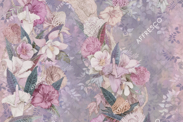 AB129-COL1 Бесшовные фрески Affresco VESNA