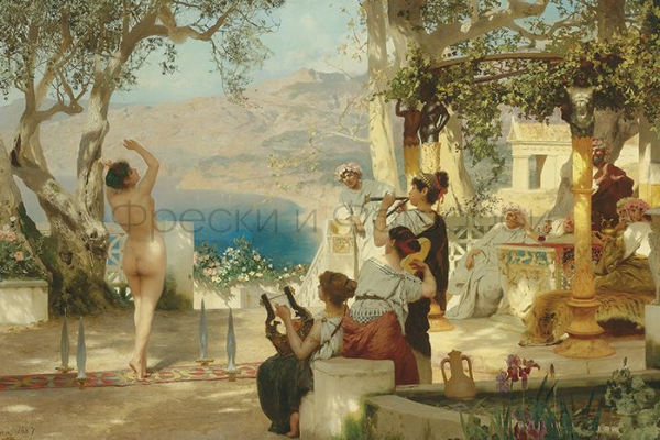 ID136448 Бесшовные фотообои Affresco Классические сюжеты