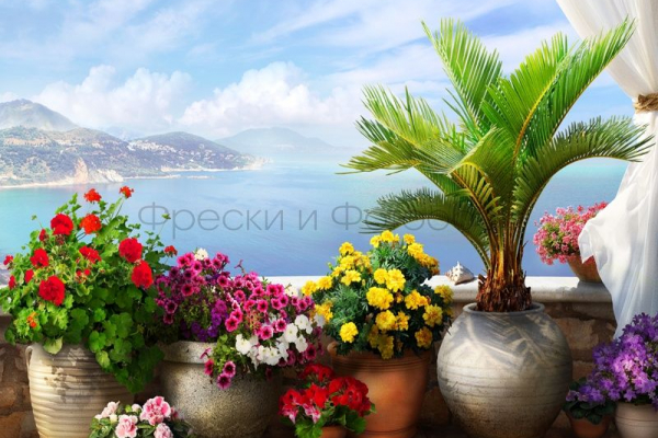 6487 Бесшовные фотообои Affresco Пейзаж