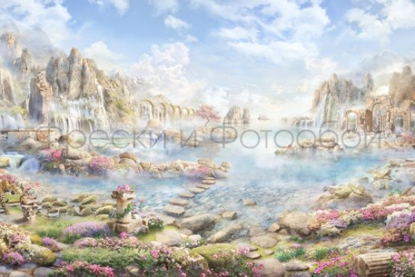 6523 Бесшовные фотообои Affresco Пейзаж