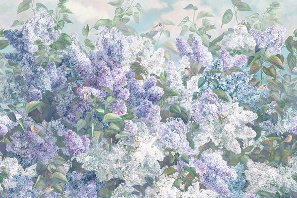 ID136135 Бесшовные фотообои Affresco Ботаника