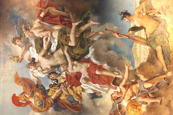 9106 Бесшовные фотообои Affresco Сюжеты для потолков