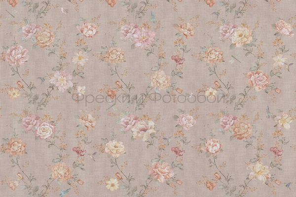 ID136060 Бесшовные фотообои Affresco Ботаника