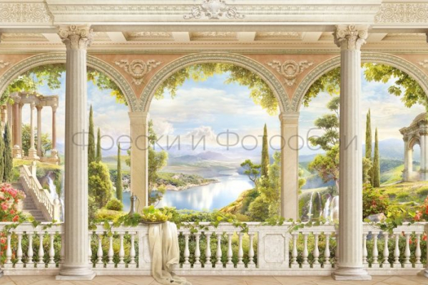 6532 Бесшовные фотообои Affresco Пейзаж