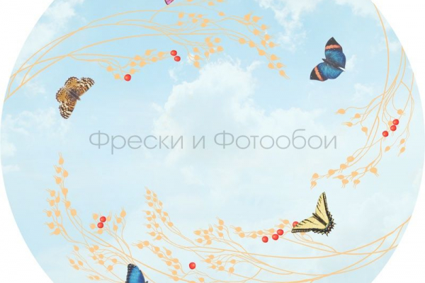 9050 Бесшовные фотообои Affresco Сюжеты для потолков