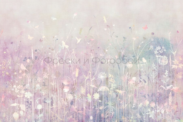 ID135796 Бесшовные фотообои Affresco Ботаника