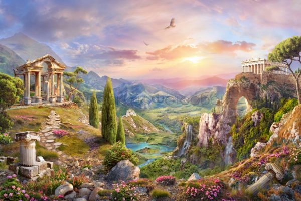 6475 Бесшовные фотообои Affresco Пейзаж