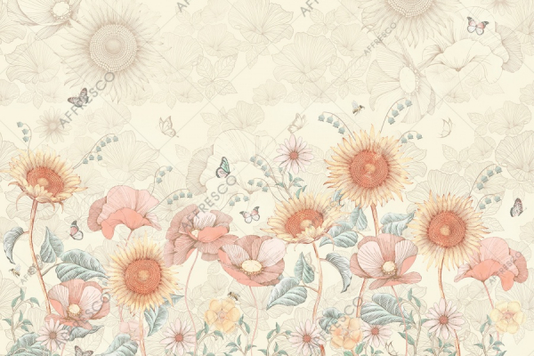 DP667-COL1 Бесшовные фрески Affresco СКАЗКИ AFFRESCO