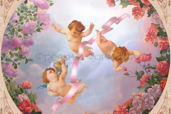 9048 Бесшовные фотообои Affresco Сюжеты для потолков