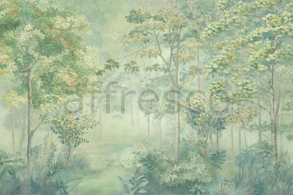 ID137600 Бесшовные фотообои Affresco Ботаника