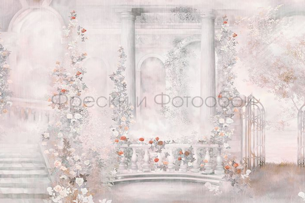 ID136106 Бесшовные фотообои Affresco Ботаника