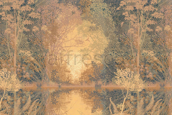 ID137609 Бесшовные фотообои Affresco Ботаника