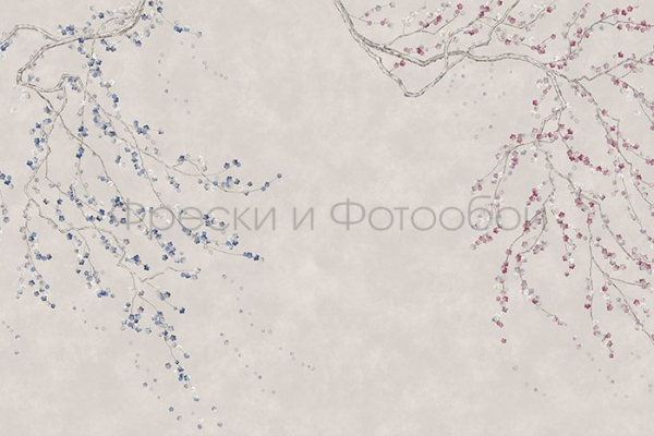 ID136138 Бесшовные фотообои Affresco Ботаника