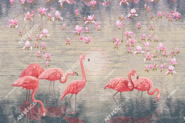 AB134-COL1 Бесшовные фрески Affresco VESNA