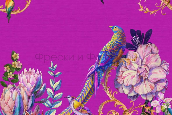 ID136071 Бесшовные фотообои Affresco Ботаника