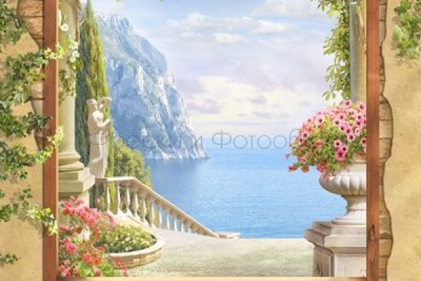 6924 Бесшовные фотообои Affresco Пейзаж