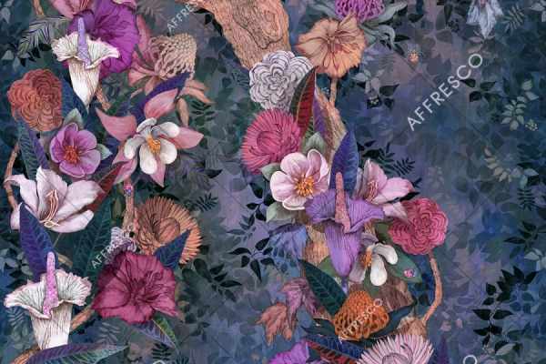 AB129-COL2 Бесшовные фрески Affresco VESNA