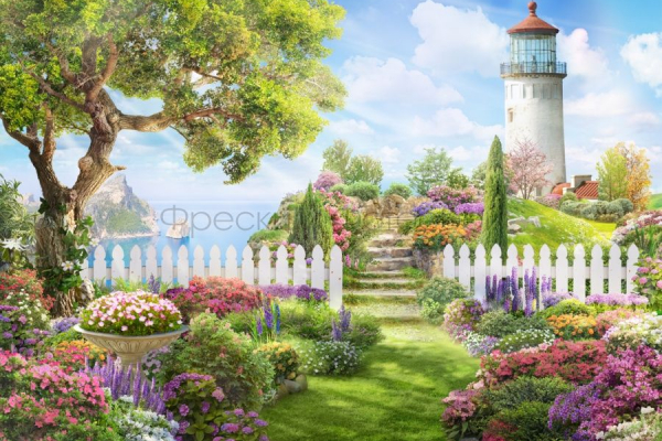 6572 Бесшовные фотообои Affresco Пейзаж