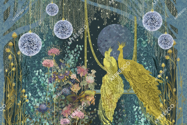 AB138-COL1 Бесшовные фрески Affresco VESNA