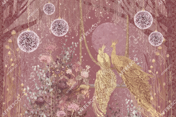 AB138-COL3 Бесшовные фрески Affresco VESNA