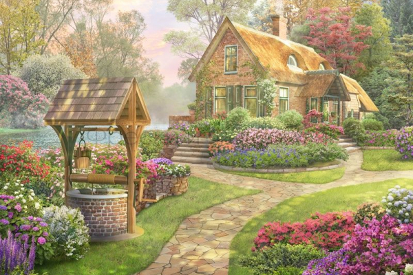 6559 Бесшовные фотообои Affresco Пейзаж