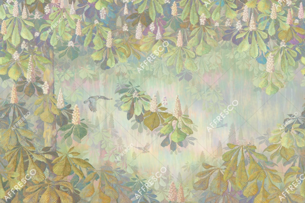 AB117-COL3 Бесшовные фрески Affresco VESNA