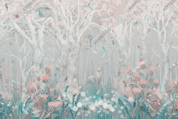 AB688-COL4 Бесшовные фрески Affresco СКАЗКИ AFFRESCO