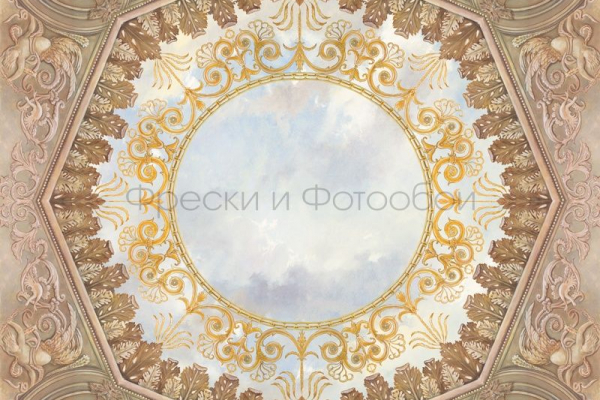 9146 Бесшовные фотообои Affresco Сюжеты для потолков