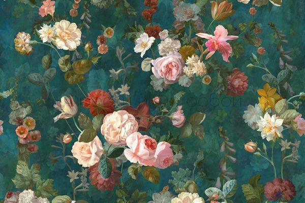 ID135765 Бесшовные фотообои Affresco Ботаника