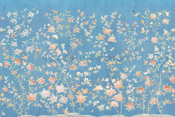 ID136127 Бесшовные фотообои Affresco Ботаника