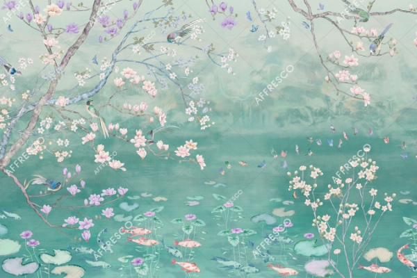 AB121-COL3 Бесшовные фрески Affresco VESNA