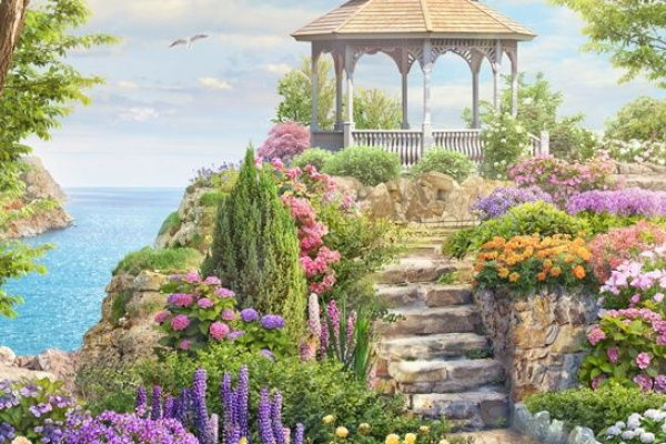 6557 Бесшовные фотообои Affresco Пейзаж
