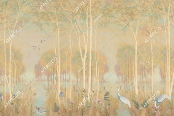 AB135-COL3 Бесшовные фрески Affresco VESNA
