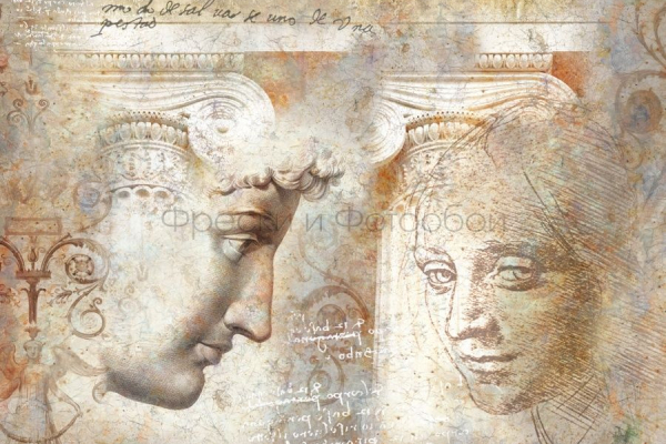 7032 Бесшовные фотообои Affresco Классические сюжеты