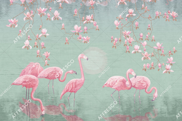 AB134-COL4 Бесшовные фрески Affresco VESNA
