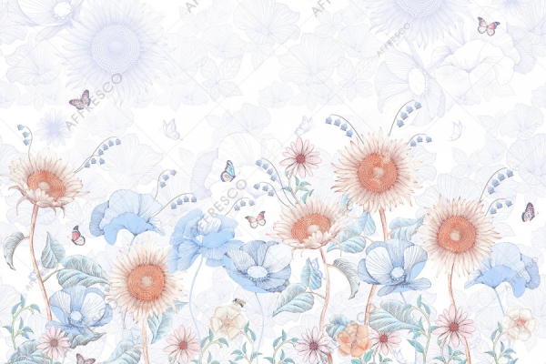 DP667-COL2 Бесшовные фрески Affresco СКАЗКИ AFFRESCO