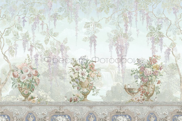 ID136131 Бесшовные фотообои Affresco Ботаника