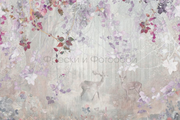 ID135792 Бесшовные фотообои Affresco Ботаника