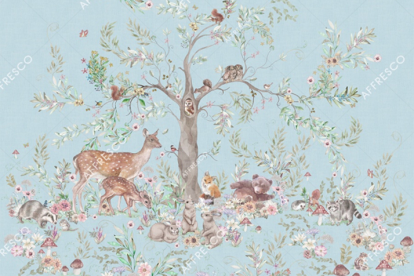SN611-COL1 Бесшовные фрески Affresco СКАЗКИ AFFRESCO
