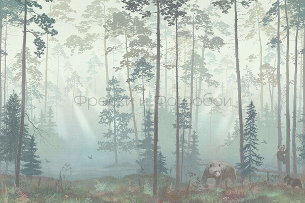 ID135992 Бесшовные фотообои Affresco Ботаника