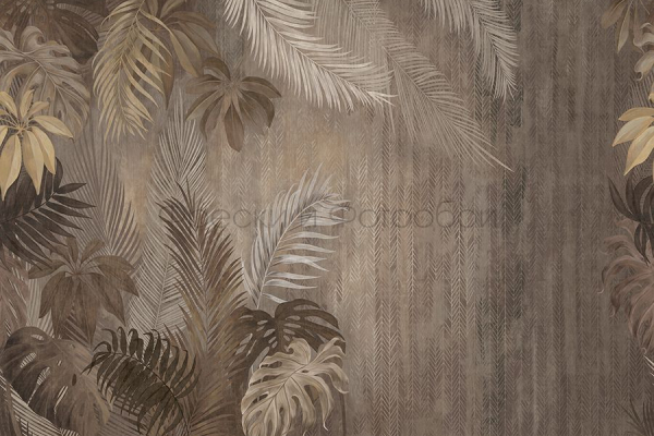 ID136030 Бесшовные фотообои Affresco Ботаника