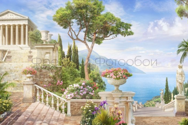 6876 Бесшовные фотообои Affresco Пейзаж